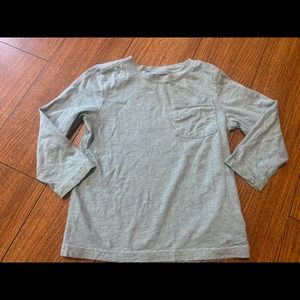 Cat & Jack striped Green Long Sleeve Tee 3T